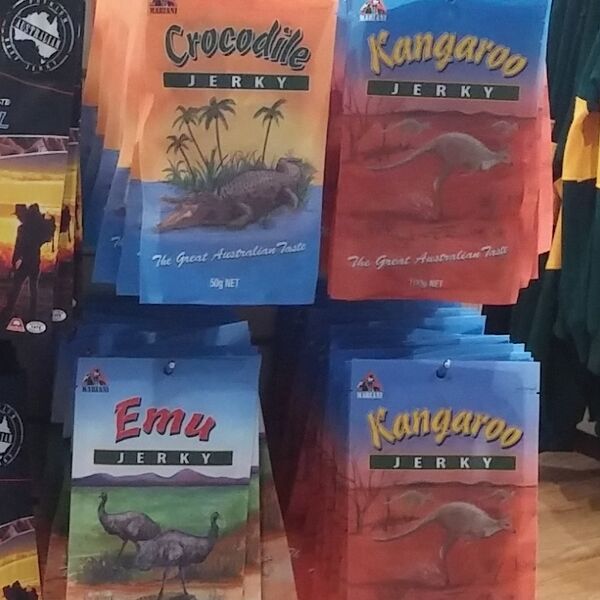 파일:Kangaroo emu crocodile jerky.jpg