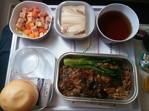 Thai airways in flight meal hkg icn.jpg