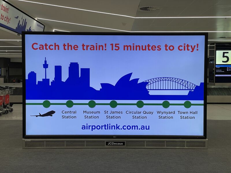 파일:Airport link advertisment sydney airport.jpg