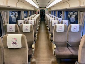 Haruka train standard class seats.jpg