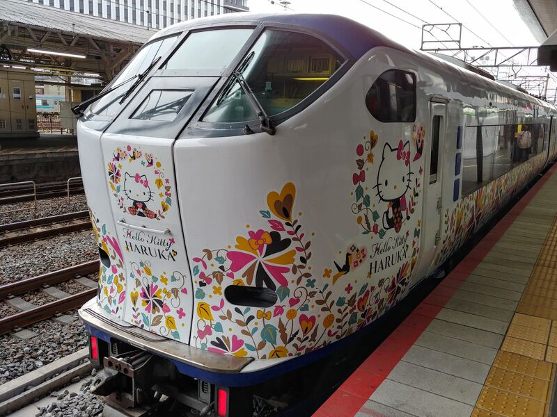 파일:Express train haruka hello kitty livery.jpg