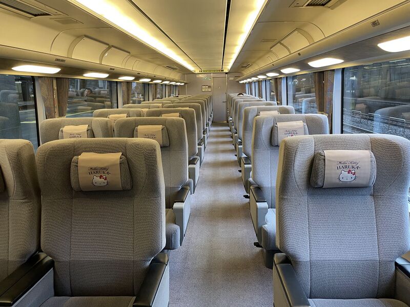 파일:Express train haruka green car.jpg