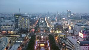 Nagoya tv tower southern view.JPG